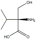 2-(Hydroxymethyl)-D-valine Struktur