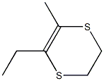 2,3-Dihydro-5-ethyl-6-methyl-1,4-dithiin Struktur