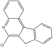 6-Chloro-7H-indeno[2,1-c]quinoline Struktur