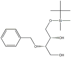 (2S,3S)-2-Benzyloxy-4-(tert-butyldimethylsilyloxy)butane-1,3-diol Struktur