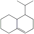 1,2,3,4,4a,5,6,7-Octahydro-5-isopropylnaphthalene Struktur