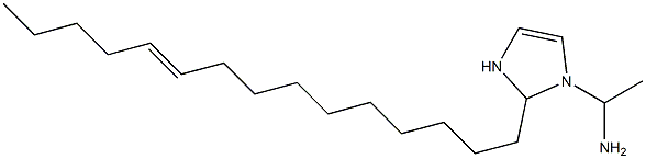 1-(1-Aminoethyl)-2-(10-pentadecenyl)-4-imidazoline Struktur