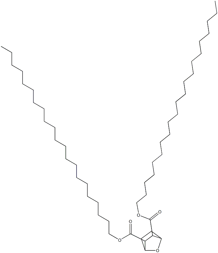 7-Oxabicyclo[2.2.1]heptane-2,3-dicarboxylic acid dihenicosyl ester Struktur