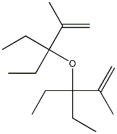 (-)-Ethyl[(S)-1-ethyl-2-methylallyl] ether Struktur