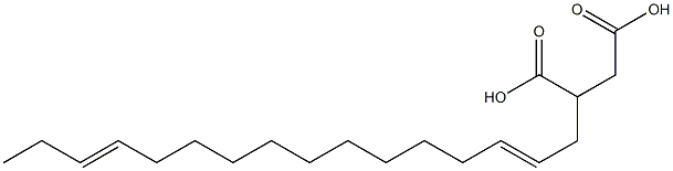 (2,13-Hexadecadienyl)succinic acid Struktur