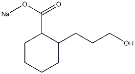 1-(Sodiooxycarbonyl)cyclohexane-2-propanol Struktur