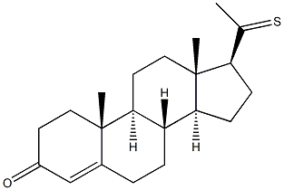 20-Thioxopregn-4-en-3-one Struktur