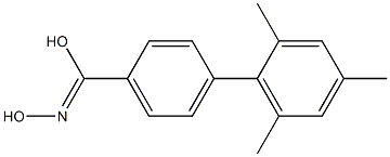 4-(2,4,6-Trimethylphenyl)benzohydroximic acid Struktur