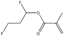 Methacrylic acid (1,3-difluoropropyl) ester Struktur