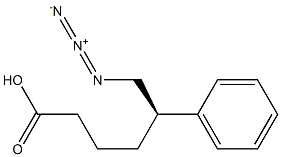 (R)-2-Azido-1-phenylethyl=butanoate Struktur