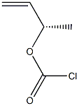 (+)-Chloroformic acid (S)-1-methylallyl ester Struktur