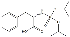 N-(Diisopropoxyphosphinyl)phenylalanine Struktur