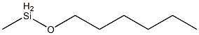 Methyl(hexyloxy)silane Struktur