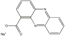 1-Phenazinecarboxylic acid sodium salt Struktur