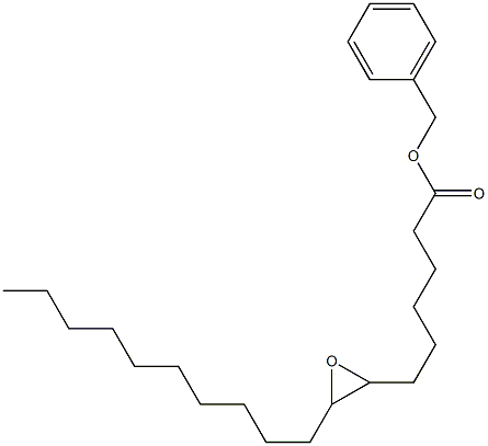 7,8-Epoxystearic acid benzyl ester Struktur