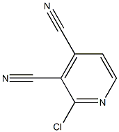 2-Chloropyridine-3,4-dicarbonitrile Struktur