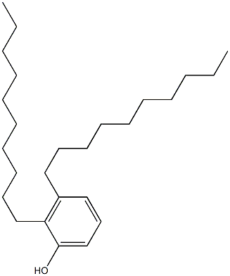 2,3-Didecylphenol Struktur