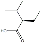 [R,(+)]-2-Ethyl-3-methylbutyric acid Struktur