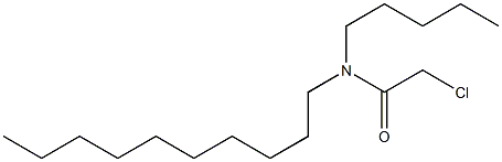 N-Pentyl-N-(chloroacetyl)decan-1-amine Struktur