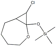 8-Chloro-1-(trimethylsilyloxy)-2-oxabicyclo[5.1.0]octane Struktur