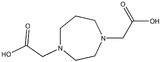 Tetrahydro-1H-1,4-diazepine-1,4(5H)-diacetic acid Struktur