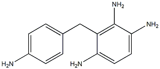 6-[(4-Aminophenyl)methyl]-1,2,5-benzenetriamine Struktur