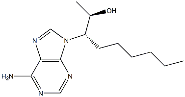 (2R,3S)-3-(6-Amino-9H-purine-9-yl)2-nonanol Struktur