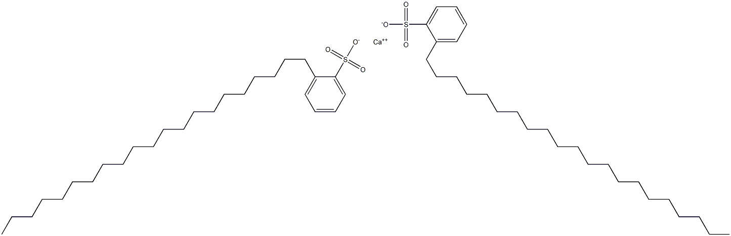 Bis(2-henicosylbenzenesulfonic acid)calcium salt Struktur