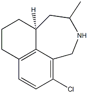 (10aS)-5-Chloro-2-methyl-1,2,3,4,8,9,10,10a-octahydronaphth[1,8-cd]azepine Struktur