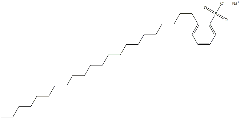 2-Docosylbenzenesulfonic acid sodium salt Struktur