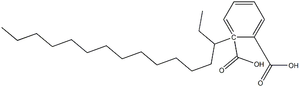 (-)-Phthalic acid hydrogen 1-[(R)-hexadecane-3-yl] ester Struktur