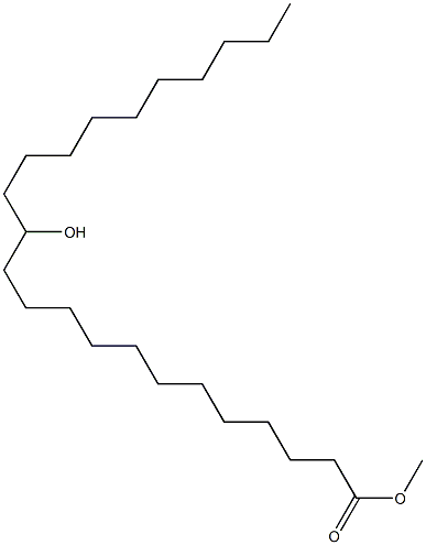 13-Hydroxytricosanoic acid methyl ester Struktur