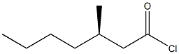 [R,(-)]-3-Methylheptanoyl chloride Struktur