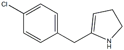 4,5-Dihydro-2-(4-chlorobenzyl)-1H-pyrrole Struktur