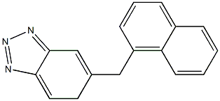 6-[(1-Naphtyl)methyl]-5H-benzotriazole Struktur