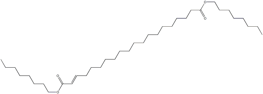 2-Icosenedioic acid dioctyl ester Struktur