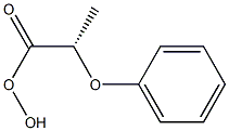 [S,(-)]-2-Phenoxyperoxypropionic acid Struktur