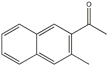 2-Acetyl-3-methylnaphthalene Struktur