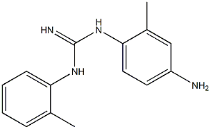 1-(2-Methylphenyl)-3-[4-amino-2-methylphenyl]guanidine Struktur