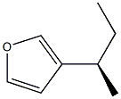 (-)-3-[(R)-sec-Butyl]furan Struktur