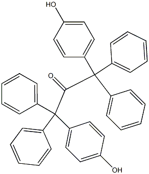 (4-Hydroxyphenyl)(diphenylmethyl) ketone Struktur