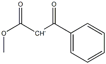 Benzoyl(methoxycarbonyl)methanide Struktur