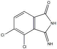 4,5-Dichloro-3-iminoisoindolin-1-one Struktur