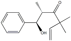 (1R,2S)-1-Hydroxy-2,4,4-trimethyl-1-phenyl-5-hexen-3-one Struktur