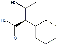 (2R,3R)-2-Cyclohexyl-3-hydroxybutanoic acid Struktur