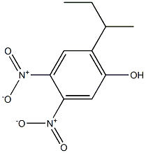 6-sec-Butyl-3,4-dinitrophenol Struktur