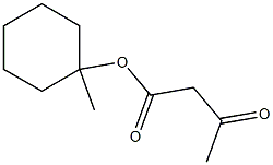 Acetoacetic acid 1-methylcyclohexyl ester Struktur