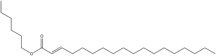 (E)-2-Octadecenoic acid hexyl ester Struktur