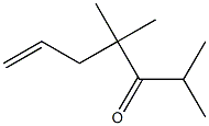 2,4,4-Trimethyl-6-hepten-3-one Struktur