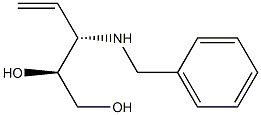 (2S,3S)-3-(Benzylamino)-4-pentene-1,2-diol Struktur